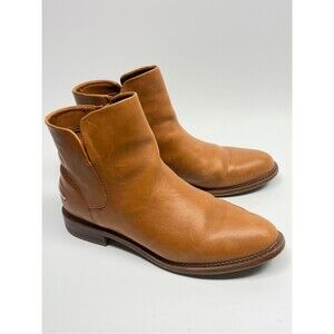 Franco Sarto Chelsea Boots Brown Leather Sz 9.5 M